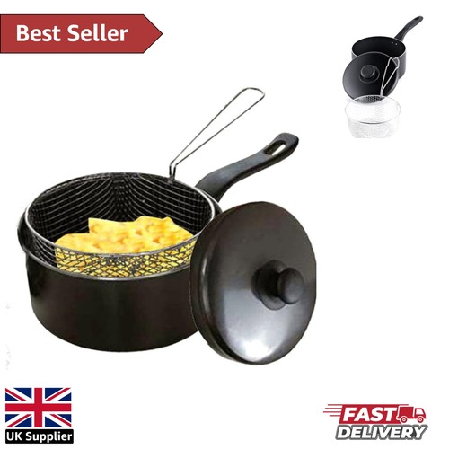 20cm chip frying pan with - frying, lid