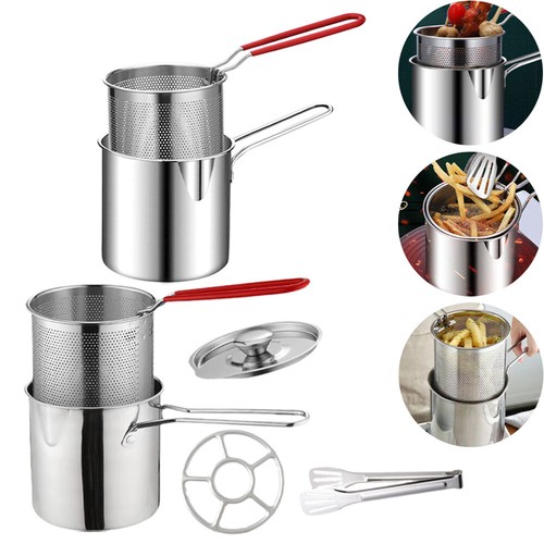 Deep fryer set 12cm stainless - fryer,