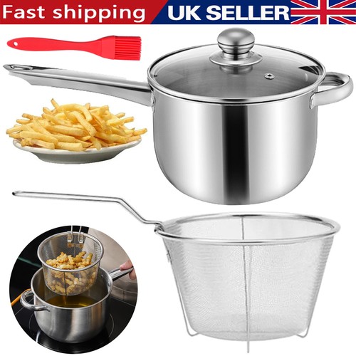 Deep fryer set stainless - set, steel