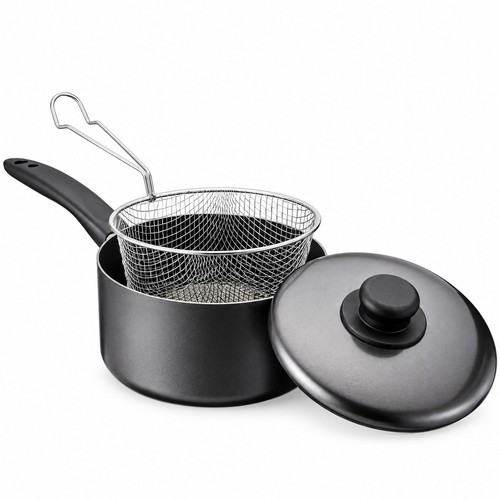 Non stick chip pan - non-stick, fat