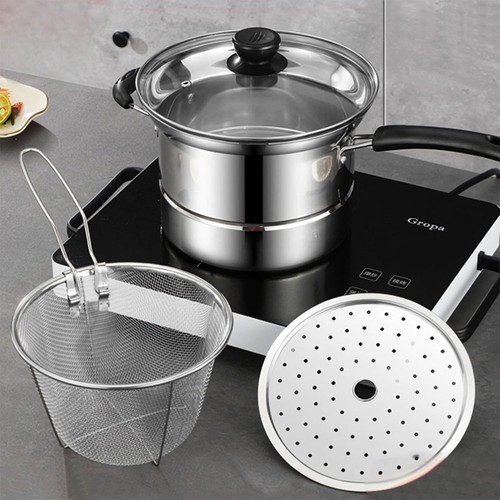 Non stick chip pan deep - pan,
