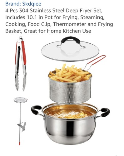 Stainless steel chip pan - pan, deep