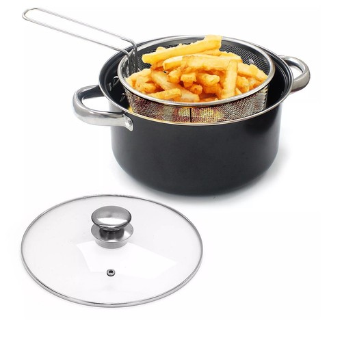 Non stick chip pan - pan, deep