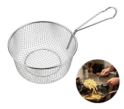 Inch chip frying basket - frying, with
