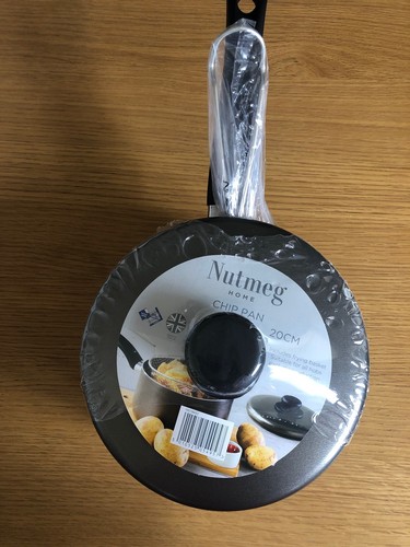 Nutmeg home 20cm chip pan - nutmeg, with