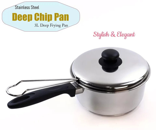 Stainless steel chip pan - chip,