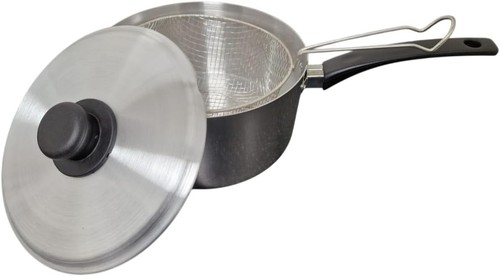 3pc steel deep frying - steel, pan
