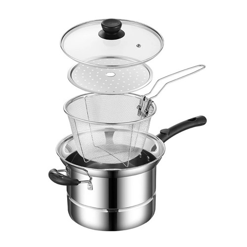 New 22cm 4pc stainless steel - 22cm, 2
