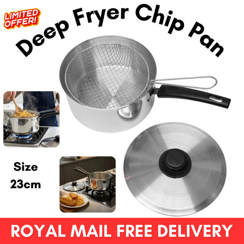 23cm chip pan - chip, and