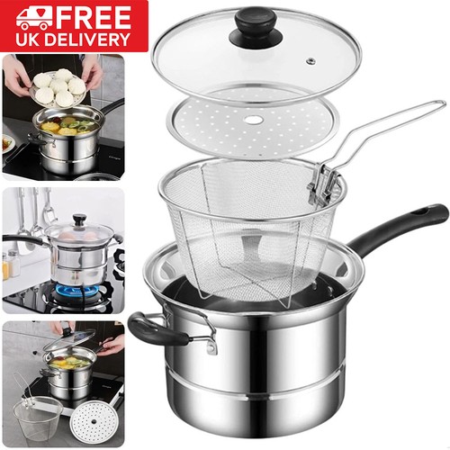 4pcs chip pan fryer - chip, with