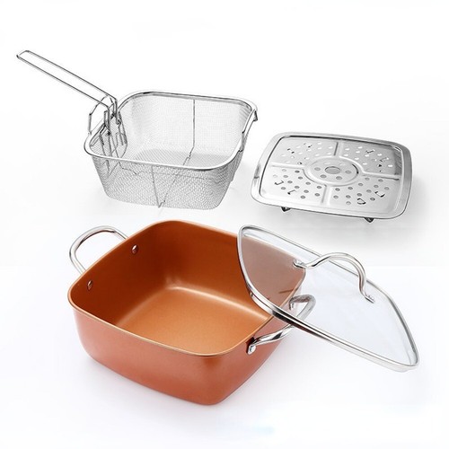 Large 24cm kitchen fryer - kitchen, non