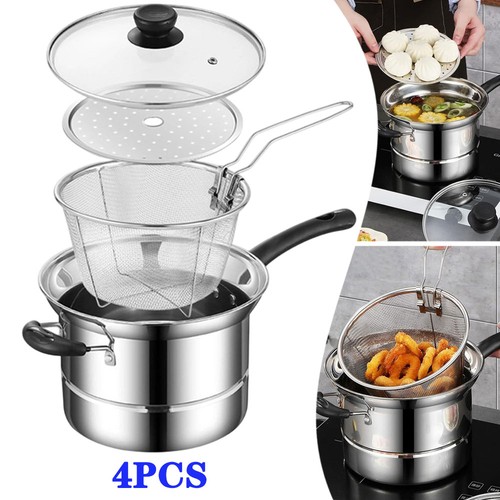 Non stick chip pan deep - stick,
