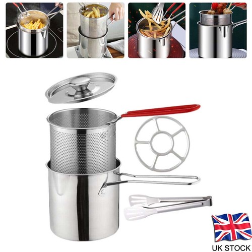 Stainless steel chip pan - pan, deep