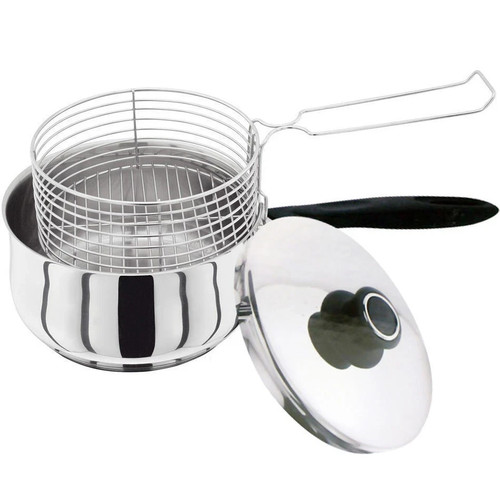 20cm stainless steel chip - stainless, pan