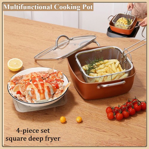 Large 24cm kitchen fryer non - 24cm,