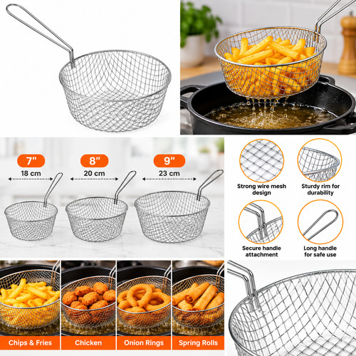 9 chip pan fryer - 8.5'',