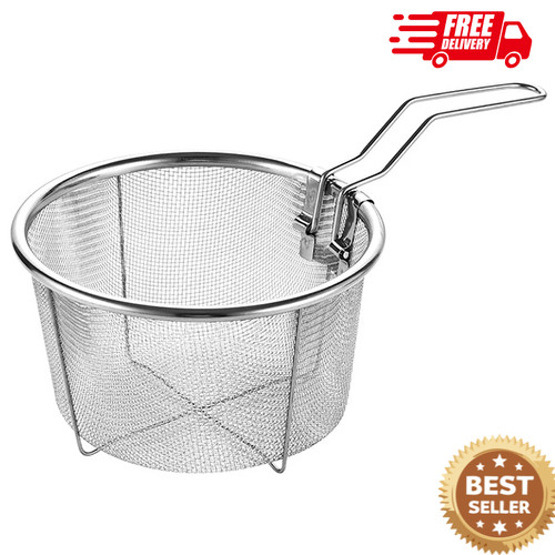 Wire chip pan frying - frying, basket