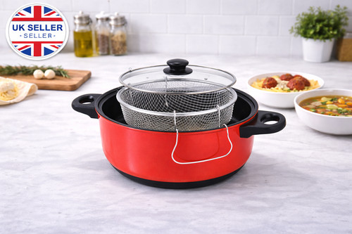 Non stick chip pan deep - non,