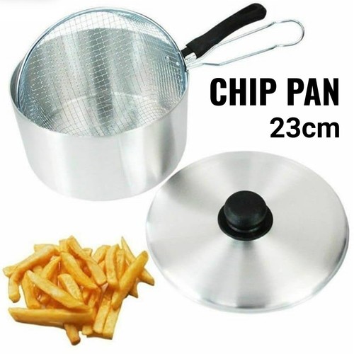 Stainless chips frying - frying, pan